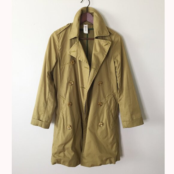 JNBY Women's Cotton Trench Coat with Removeable Liner Size S - Picture 3 of 11